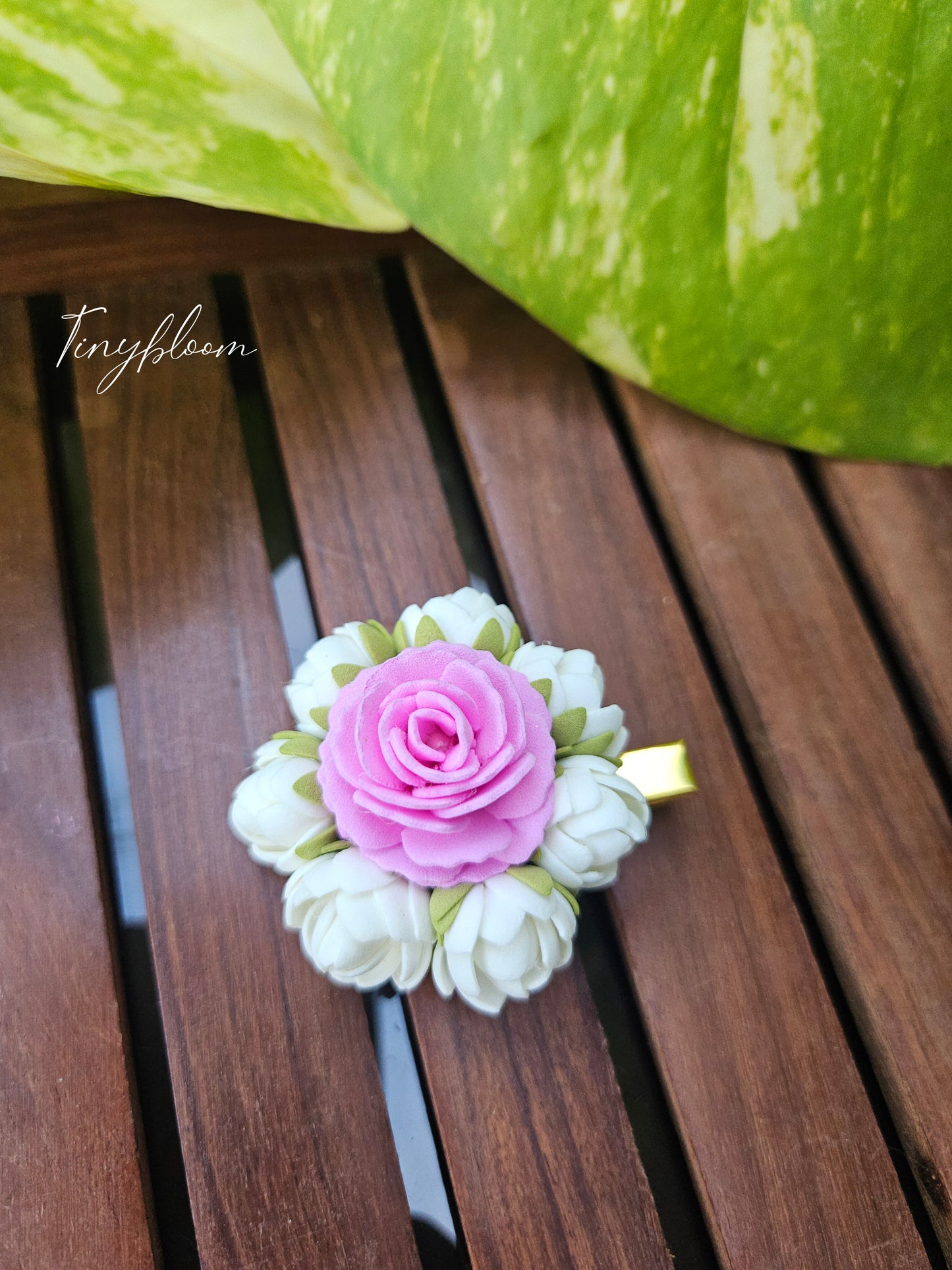 Jasmine - Alligator clip