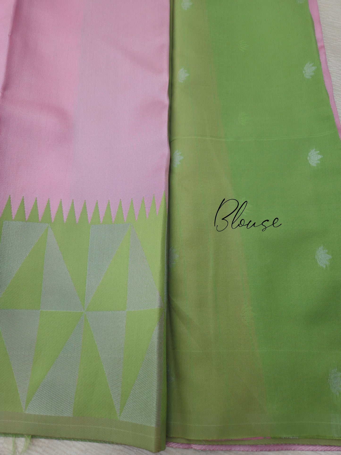 Blush Mint - Saree