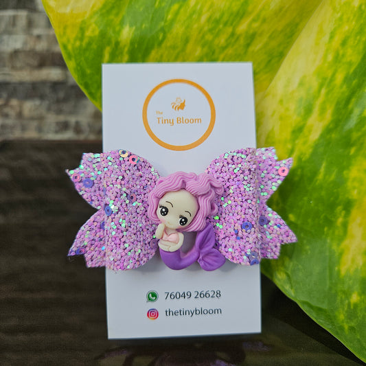 Purple Belle Bow