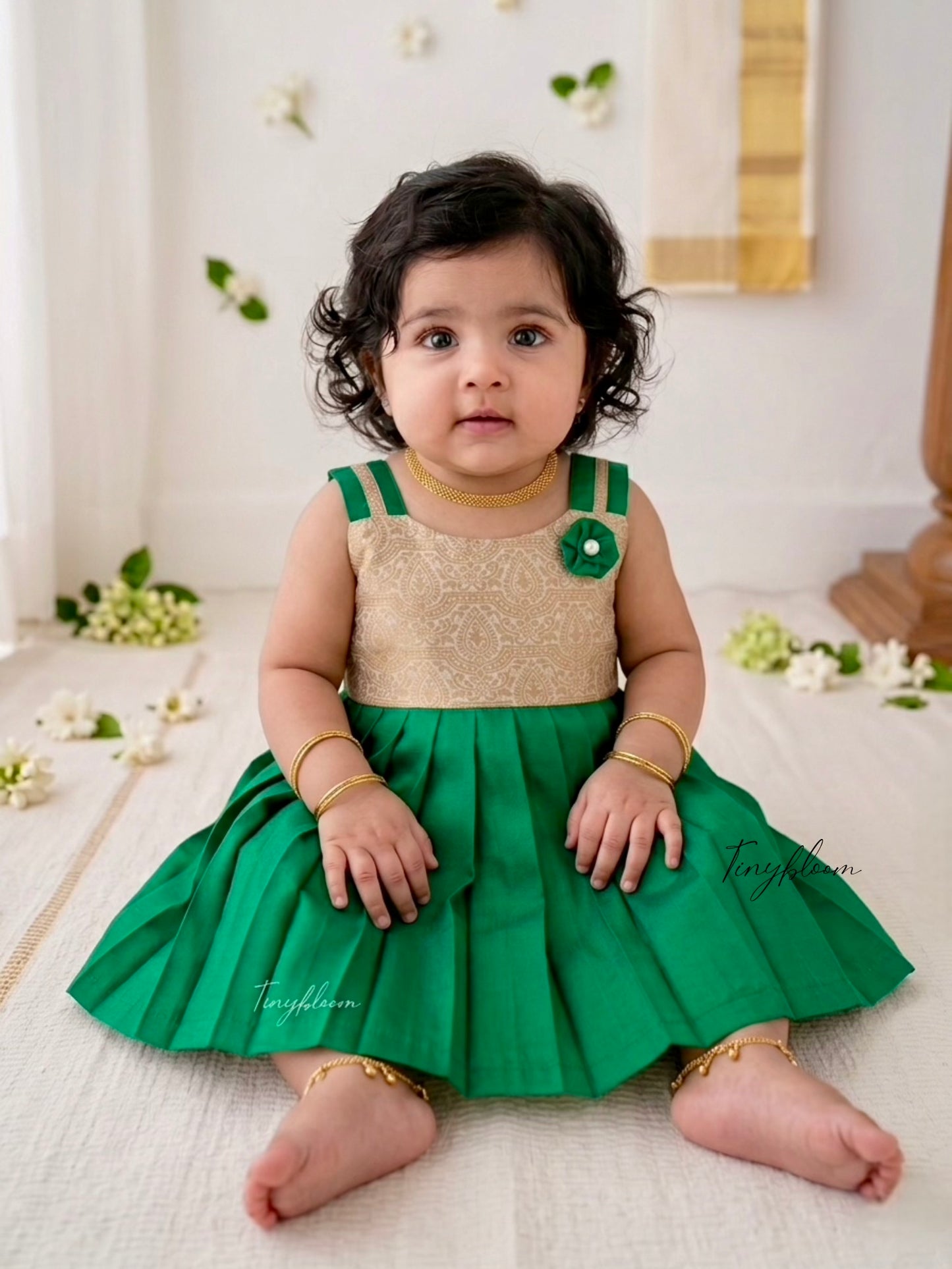 Ivory Mint Frock