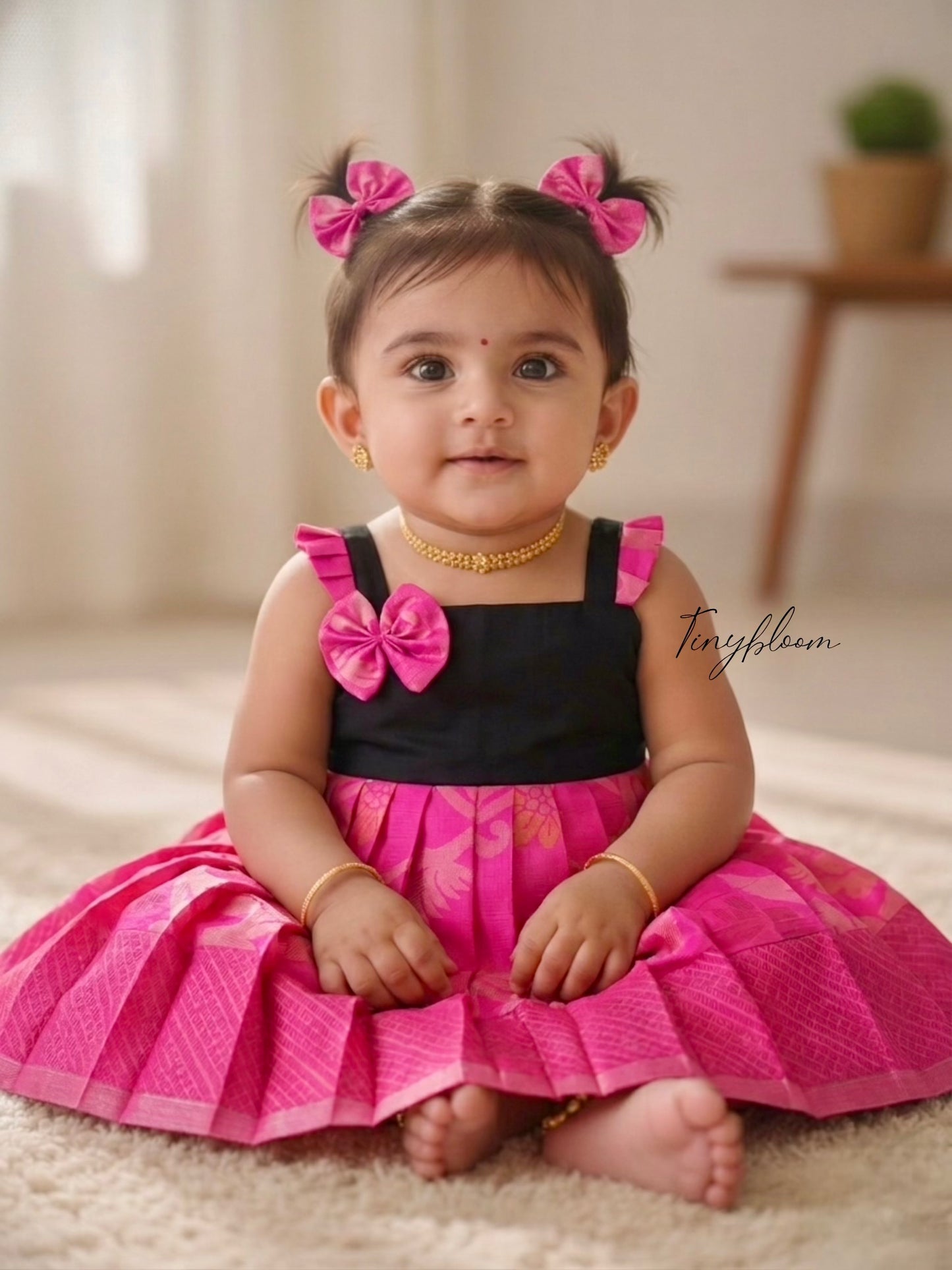 Midnight Blush Frock