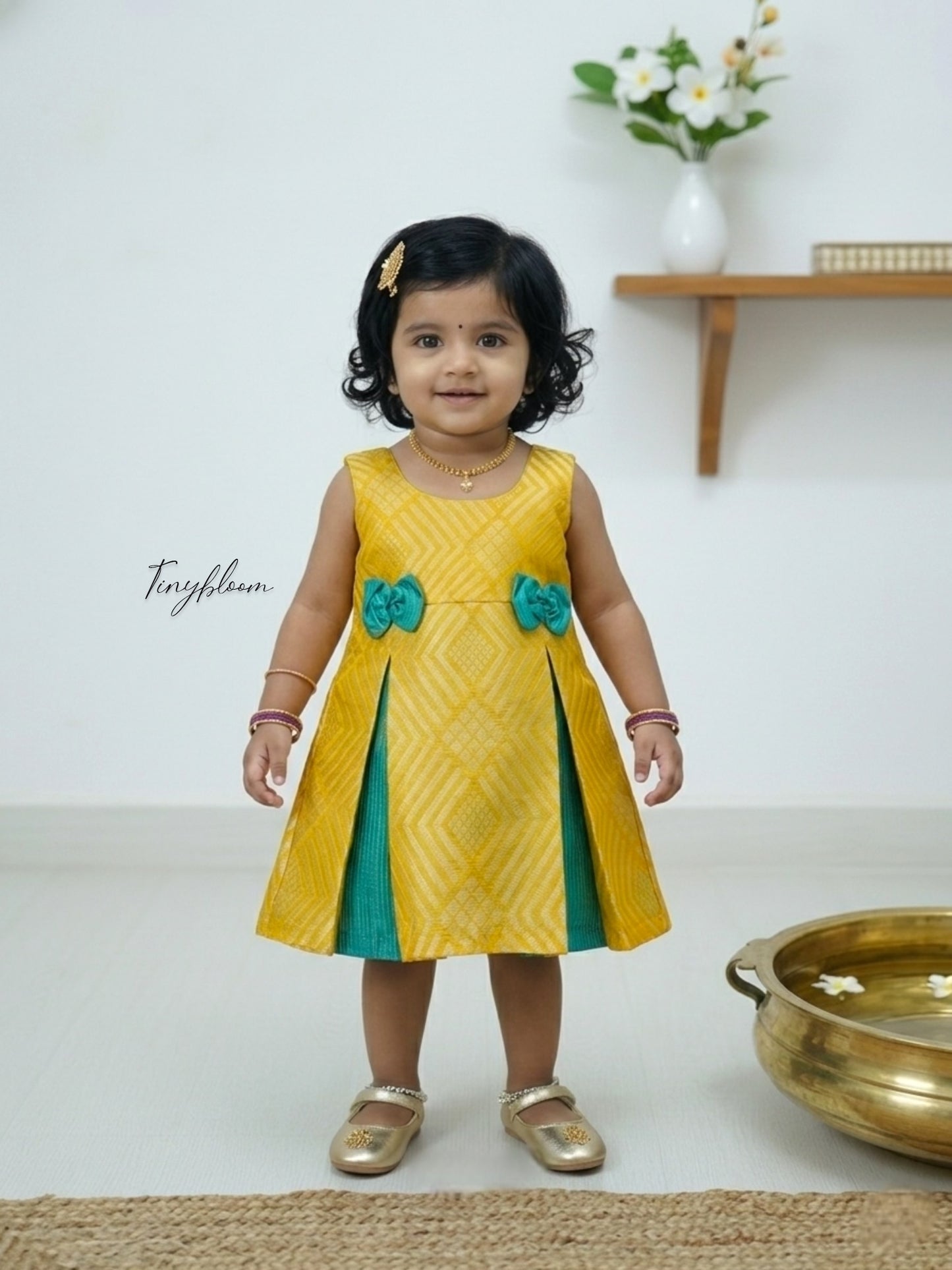 Golden Aura frock