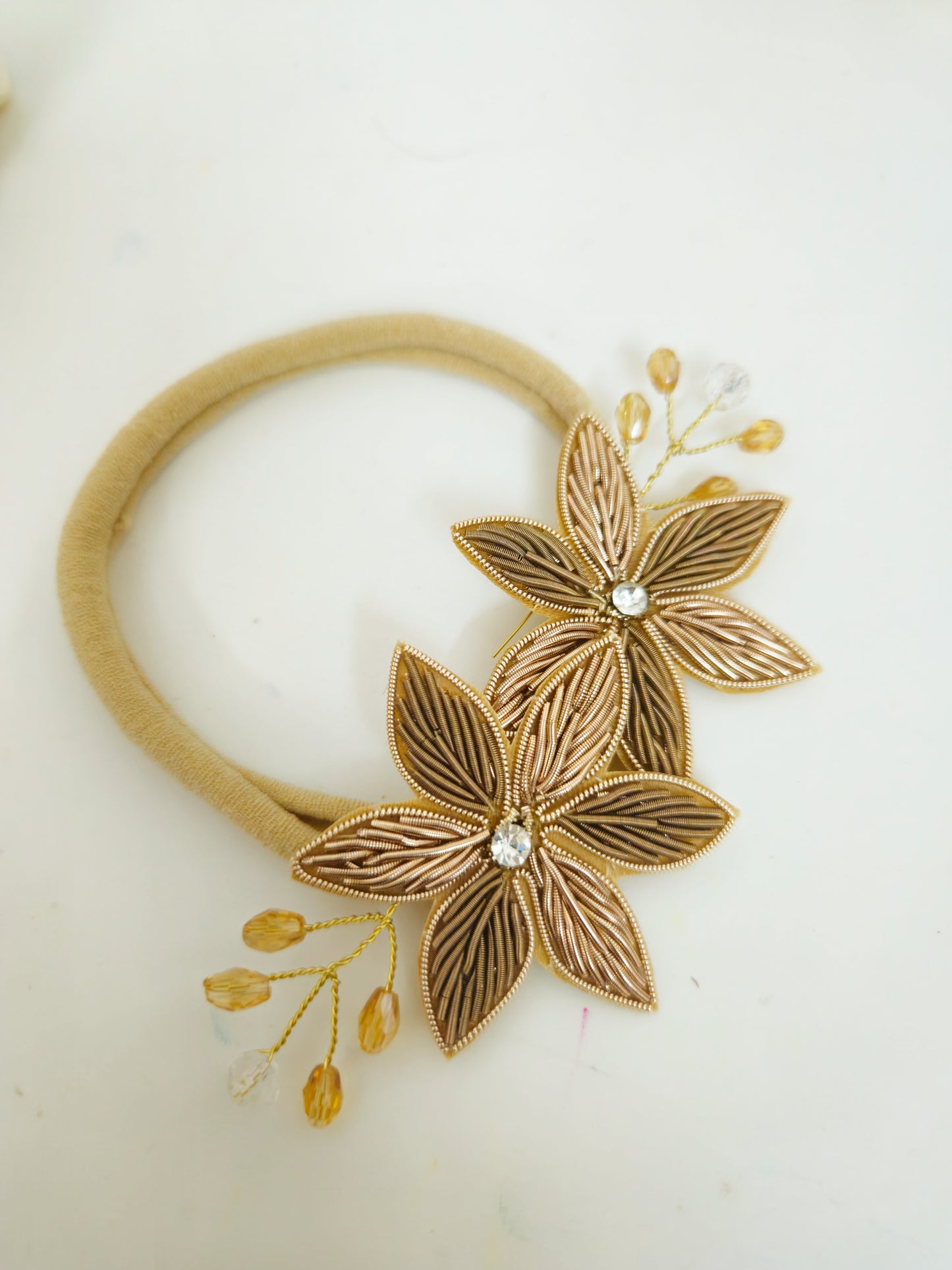 Golden Bloom Headband