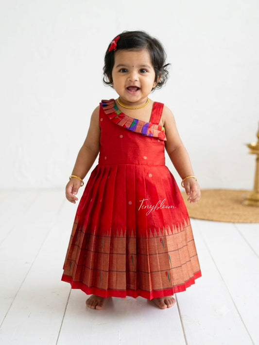 Paithani Sindhura Frock