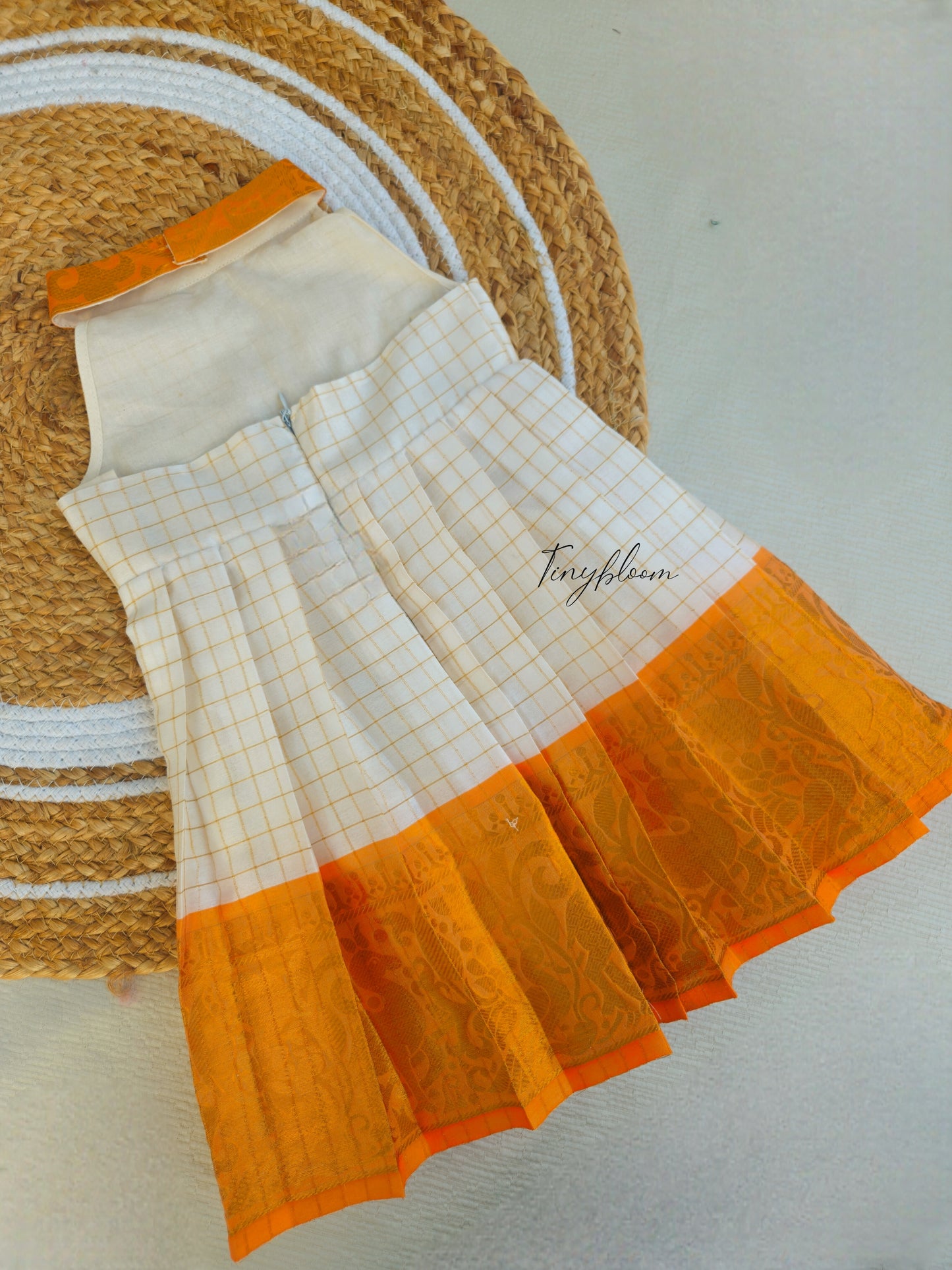 Swarna - Sungudi cotton Frock