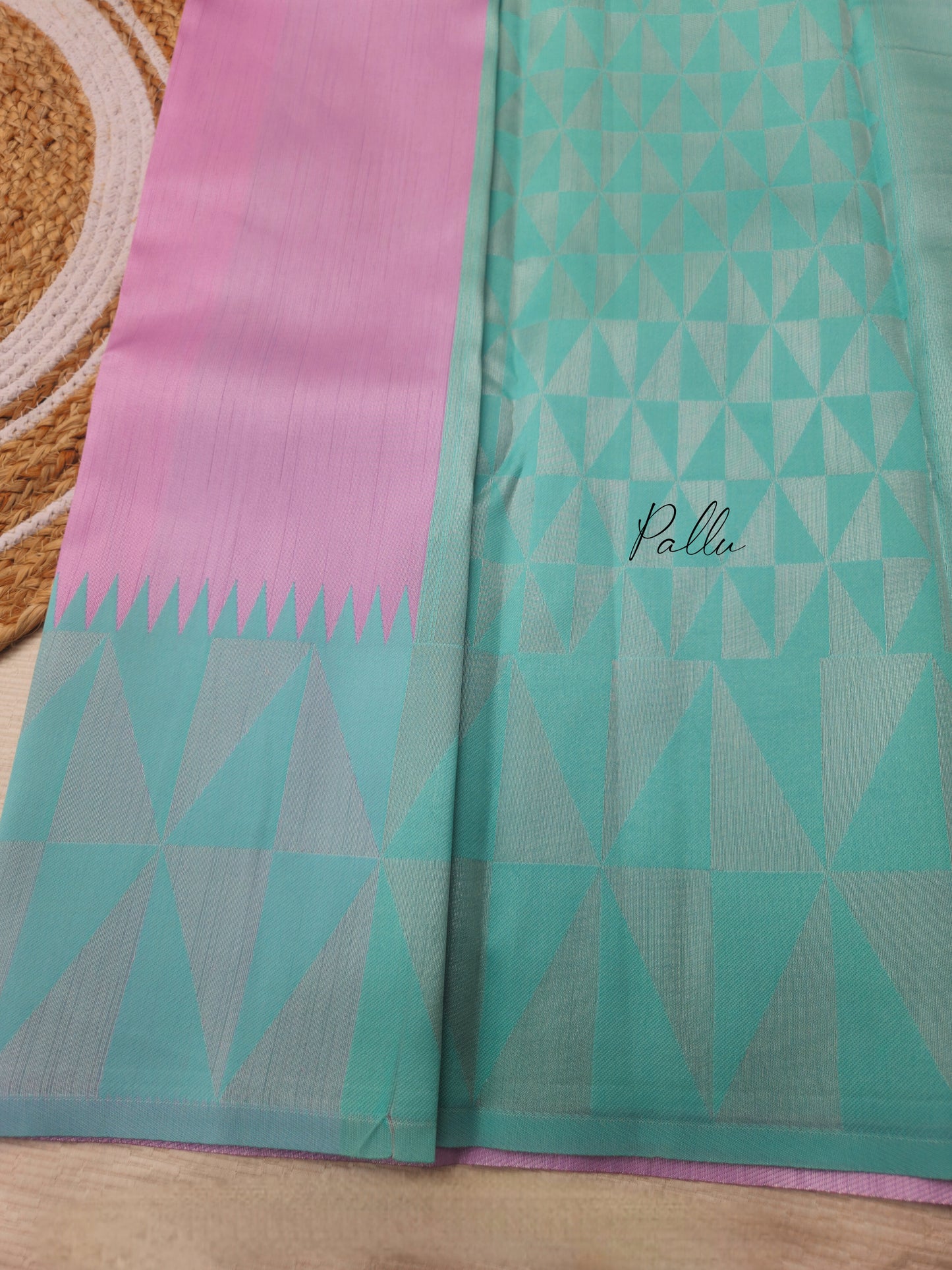 Lilac Mint - Saree