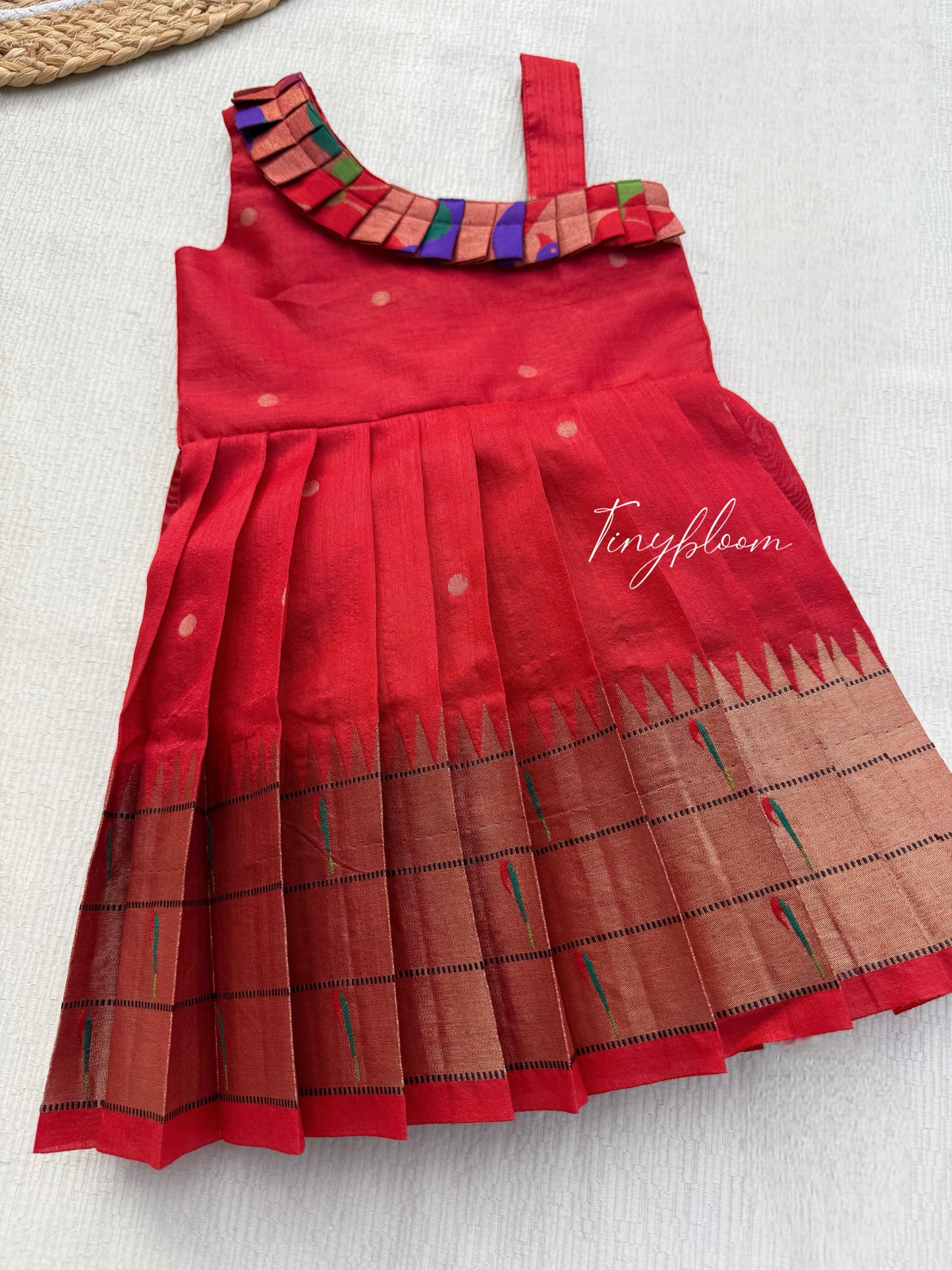 Paithani Sindhura Frock