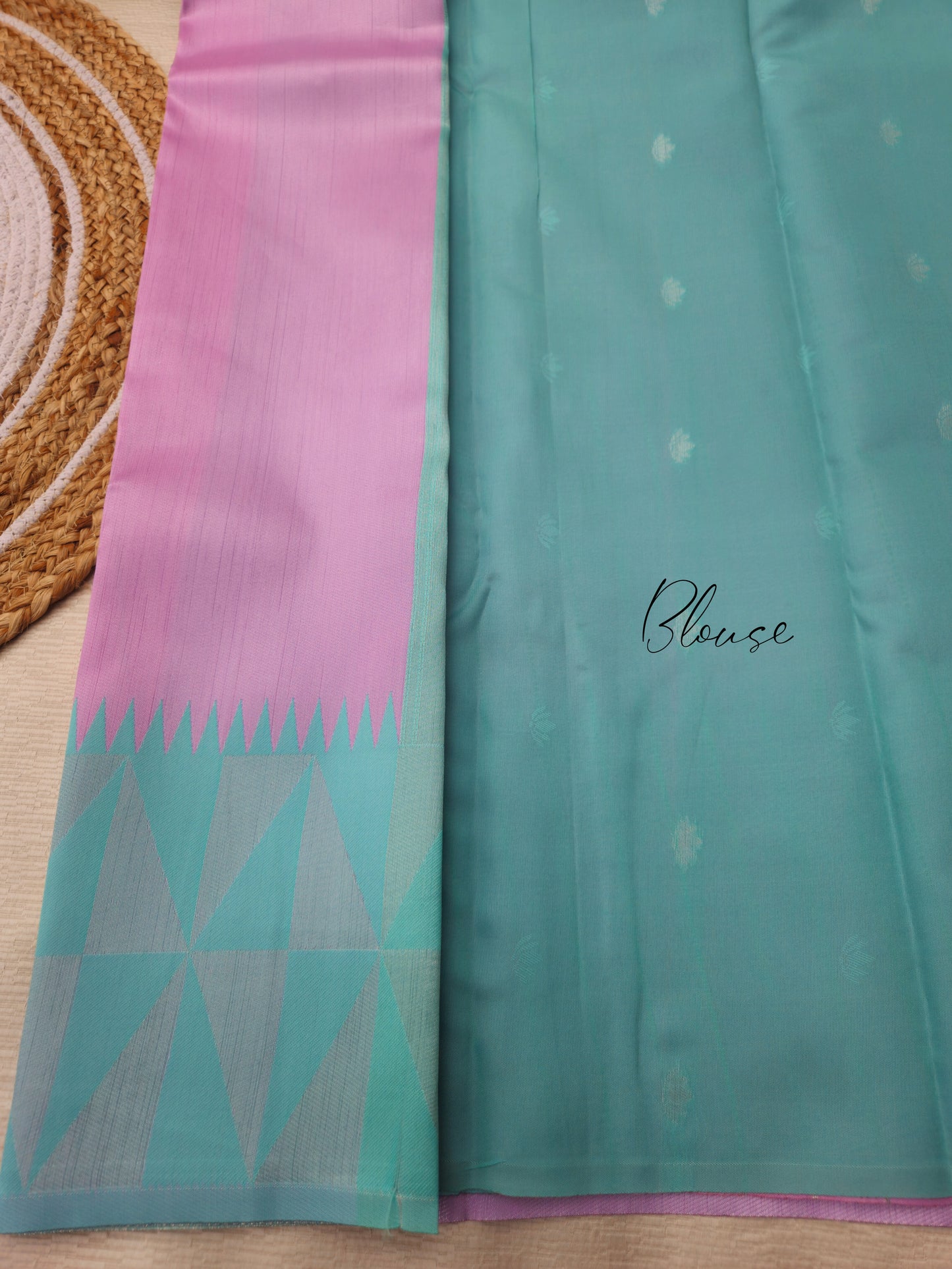 Lilac Mint - Saree