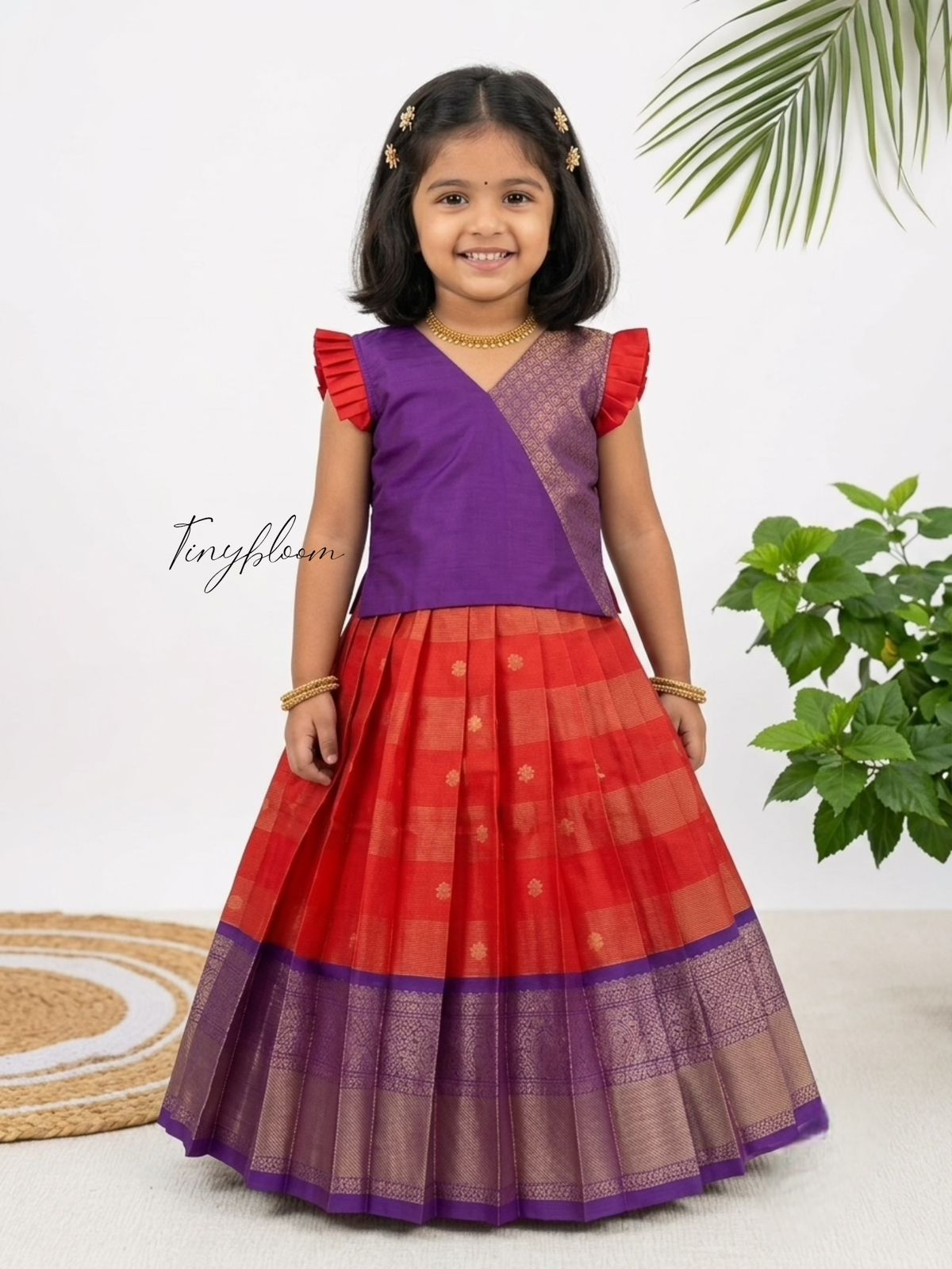 Viha - Purple zari
