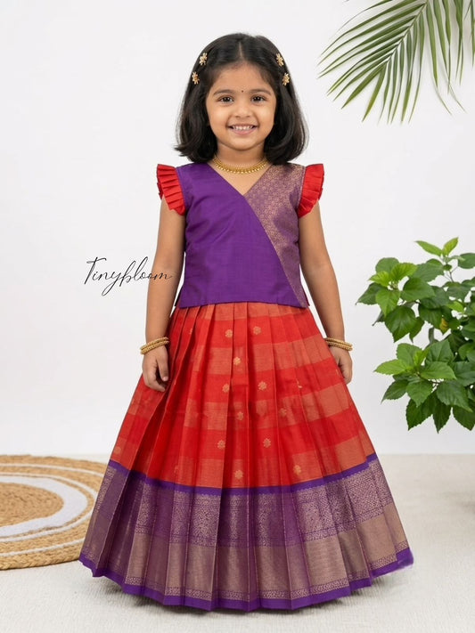 Viha - Purple zari