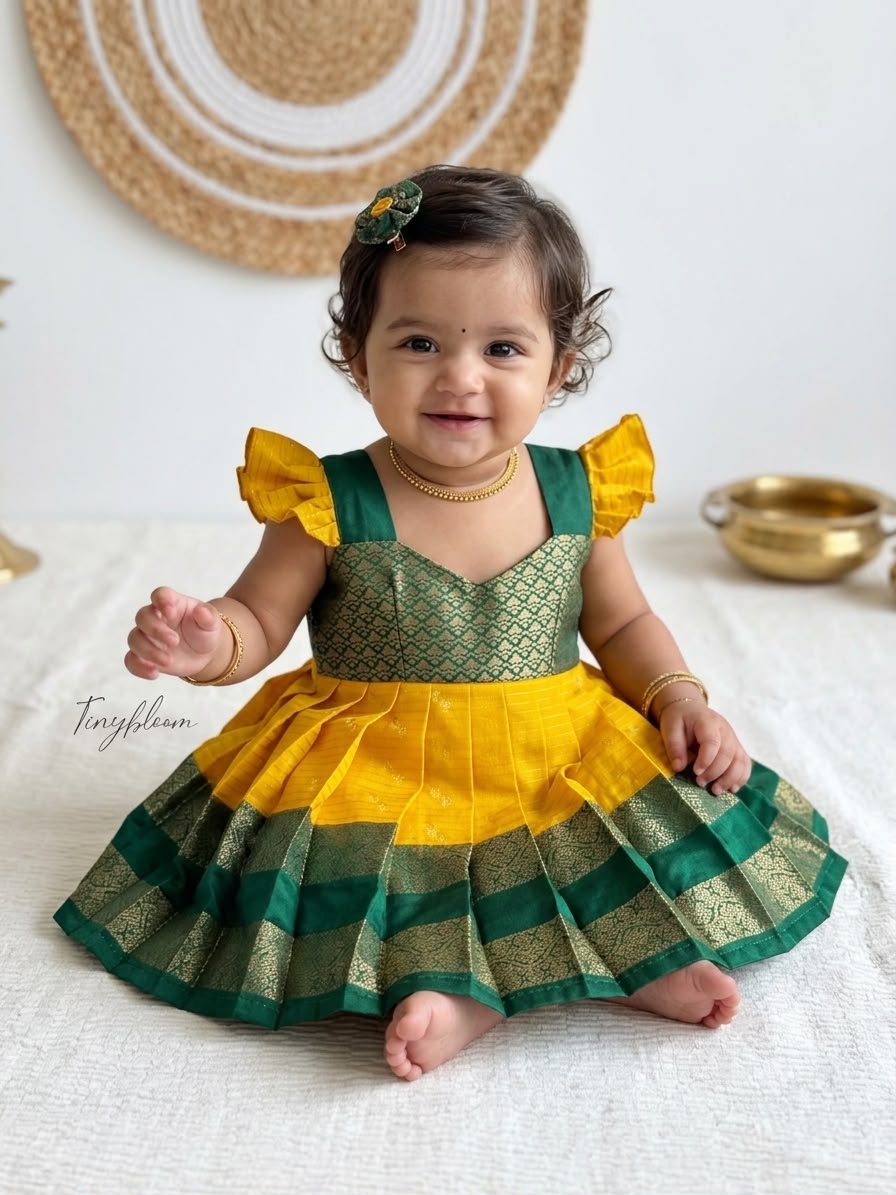 Yathra Green Frocks