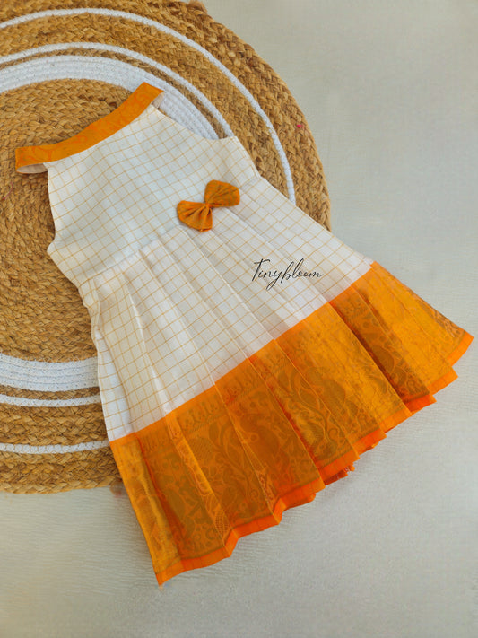Swarna - Sungudi cotton Frock