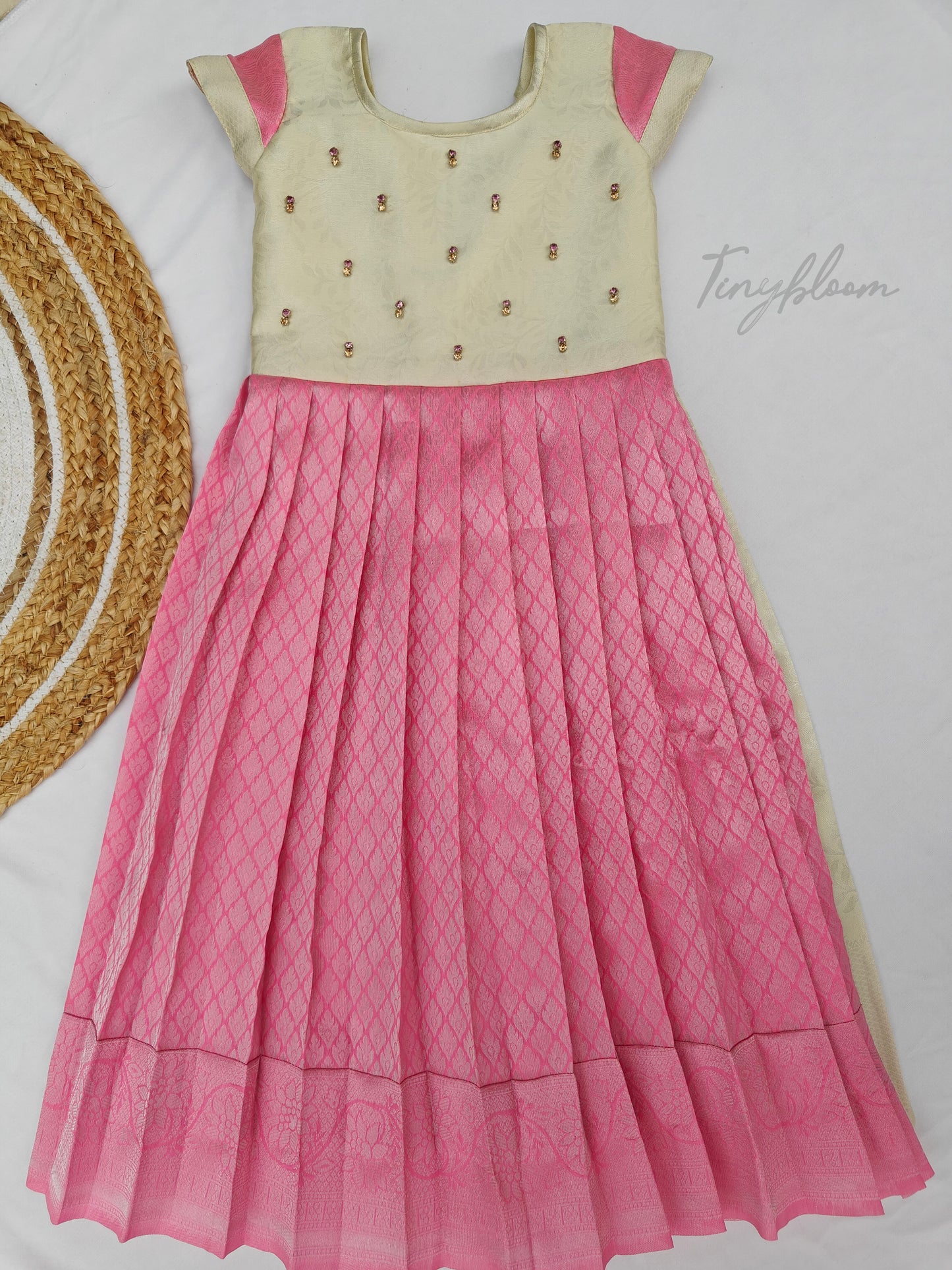 Silk Ethnic Frock - Fairy Pink💕