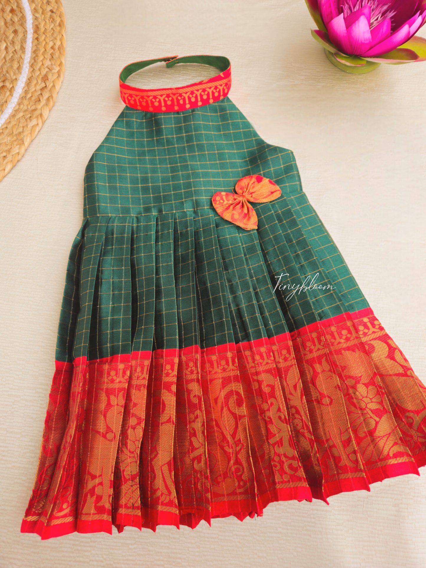 Varnam - Sungudi cotton Frock