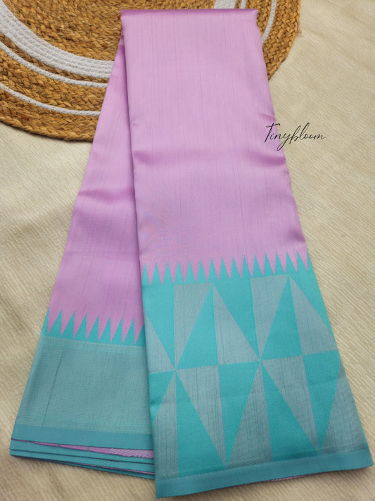 Lilac Mint - Saree
