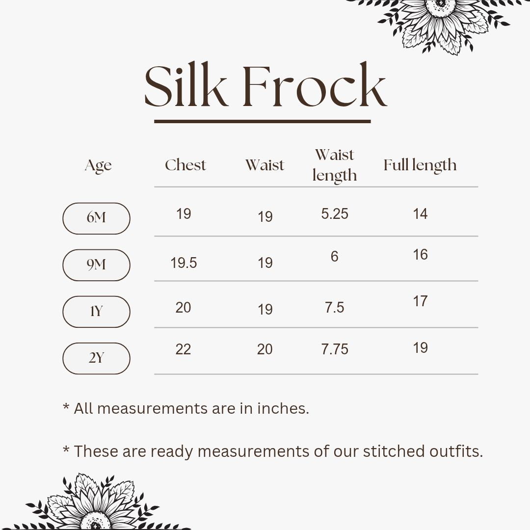 Semi Silk Frock -  Lush Green